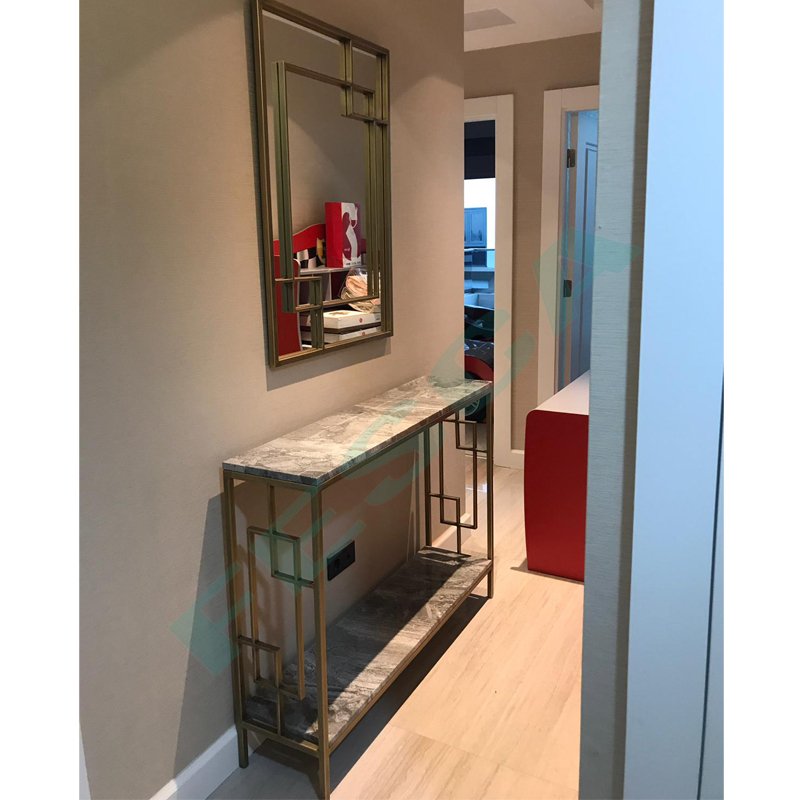 Luna Marble Mirrored Dresser